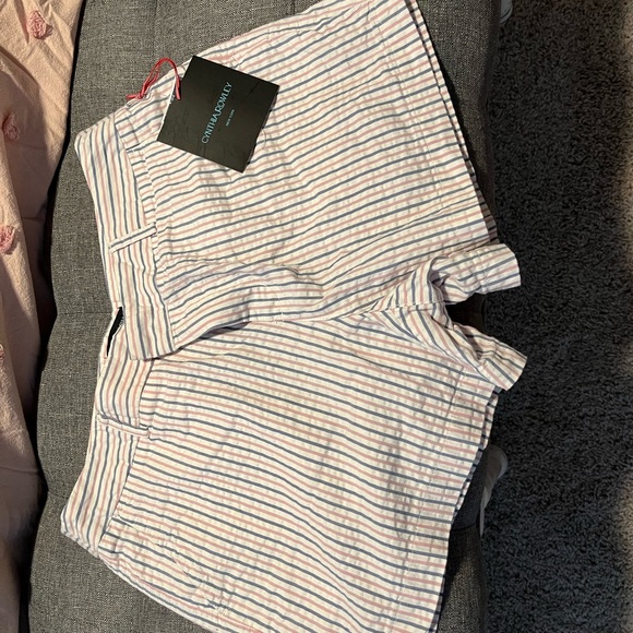 New Cynthia Rowley size 10 shirts. 5” inseam, sear sucker. - Picture 2 of 3